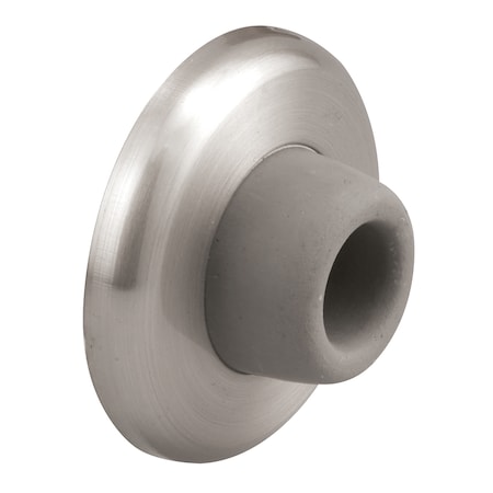 Prime-Line Wall Stop, 2-1/2 in. Outside Diameter, Stainless Steel Cover, 1-1/8 in.  Single Pack MP4540-1